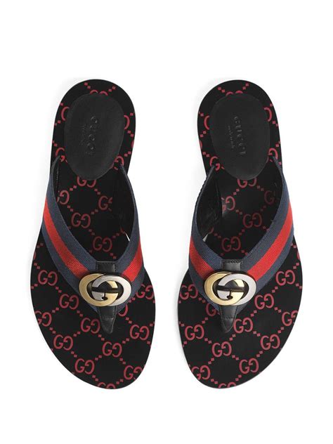 kika gucci sandals|Gucci Kika GG Web Flip Flop (Women) .